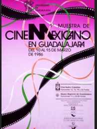 Afiche de la primera Muestra de Cine de Guadalajara