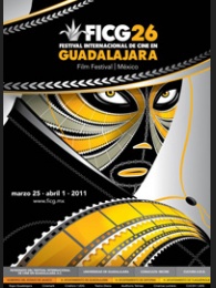 Afiche del Festival Internacional de Cine de Guadalajara, en su versión 26